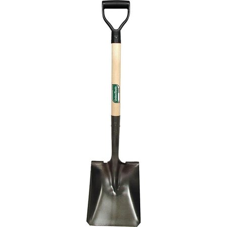 UNION TOOLS Transfer Shovel, 858 in W Blade, Carbon Steel Blade, Hardwood Handle, DShaped Handle 42106